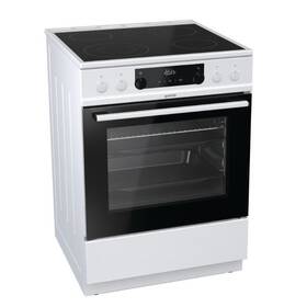 Sklokeramický sporák Gorenje ECS6350WPA Entry steam bílý