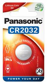 Baterie lithiová Panasonic CR2032, blistr 1ks (CR-2032EL/1B)