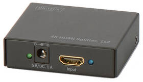 HDMI rozbočovač Digitus 1x2, podpora 4K (DS-46304) černý