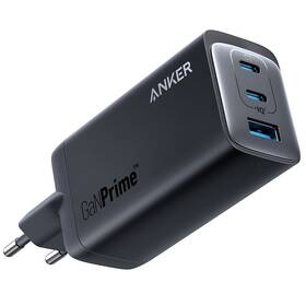 Nabíječka do sítě Anker 737 GaN III 1xUSB, 2xUSB-C, 120W Charger (A2148311) černá