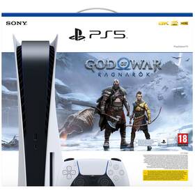 Herní konzole Sony PlayStation 5 + God of War: Ragnarok (PS719449492) - zánovní - 12 měsíců záruka