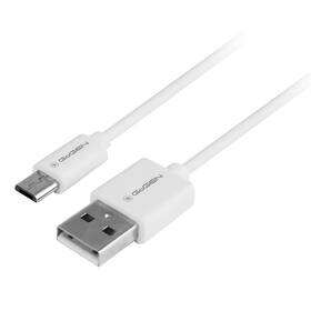 Kabel GoGEN USB / micro USB, 0,5m (MICUSB050MM11) bílý