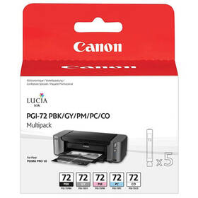 Inkoustová náplň Canon PGI-72, 1640 stran - originální, CMYK (6403B007)