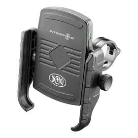 Držák na mobil Interphone Motocrab s bezdrátovým nabíjením, na motorku (SMMOTOWIRELESS) černý