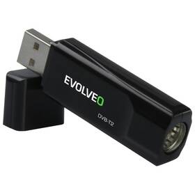 TV tuner Evolveo Sigma T2, FullHD DVB-T2 H.265/HEVC USB tuner (SGA-T2-HEVC) černá