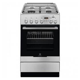 Kombinovaný sporák Electrolux EKK54951OX nerez