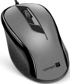Myš Connect IT CMO-1200 (CMO-1200-GY) šedá