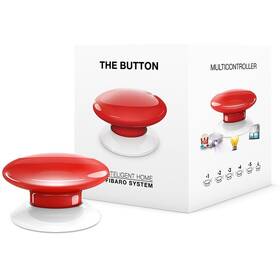 Tlačítko Fibaro Button, Z-Wave Plus (FIB-FGPB-103-ZW5) červené
