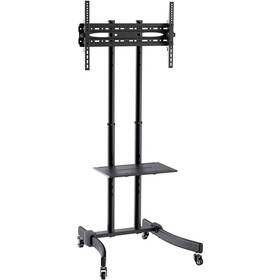 Stojan pro TV AQ pro úhlopříčku 37"-70", nosnost 40kg (6br64cr) černý