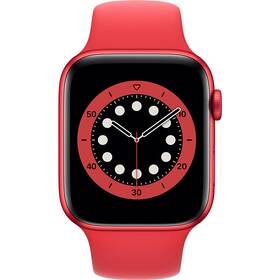 Chytré hodinky Apple Watch Series 6 GPS 40mm pouzdro z hliníku PRODUCT(RED) - PRODUCT(RED) sportovní náramek (M00A3HC/A)