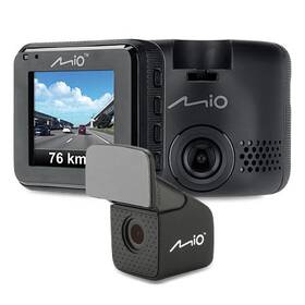 Autokamera Mio MiVue C380 Dual + nabíječka MiVue SmartBox III
