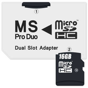 Čtečka paměťových karet Connect IT CI-1138, MS Pro Duo - 2x MicroSDHC (CI-1138)