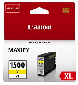Inkoustová náplň Canon PGI-1500XL, 935 stran (9195B001) žlutá