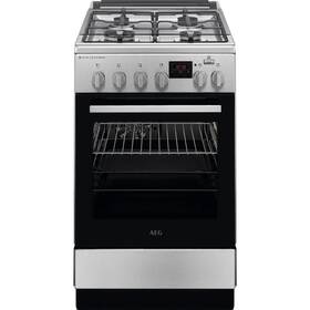 Kombinovaný sporák AEG Mastery CKB56480BM nerez