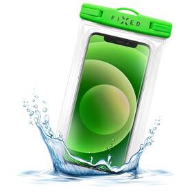 Pouzdro na mobil sportovní FIXED Float Edge, IPX8 (FIXFLT-EG-LM) zelené