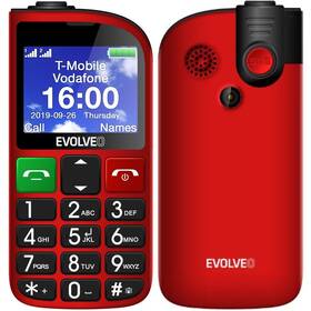Mobilní telefon Evolveo EasyPhone FM (EP-800-FMR) červený