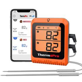 Teploměr do masa ThermoPro TP-920 oranžový