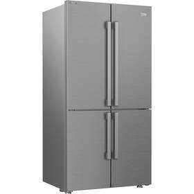 Americká lednice Beko GN1406231XBN stříbrná