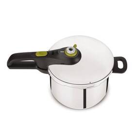 Tlakový hrnec Tefal Secure 5 Neo v2 P2534441 (435232) nerez - zánovní - 12 měsíců záruka