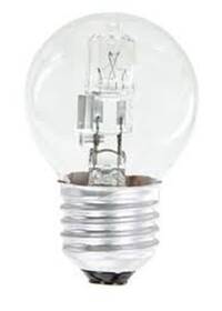 Žárovka halogenová EMOS mini globe, 42W, E27, teplá bílá