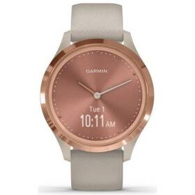 Chytré hodinky Garmin vivomove3S Sport RoseGold/Sand (010-02238-22)