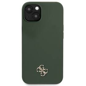 Kryt na mobil Guess 4G Metal Logo na Apple iPhone 13 (GUHCP13MS4LA) zelený