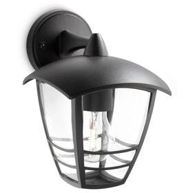 Nástěnné svítidlo Philips Creek Down, 1xE27 (8718291443483) černé