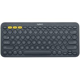Klávesnice Logitech Bluetooth Keyboard K380, US (920-007582) šedá