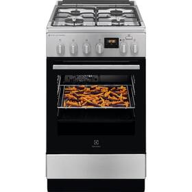 Kombinovaný sporák Electrolux LKK564201X nerez