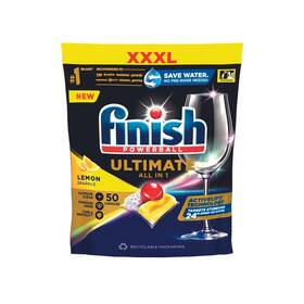 Kapsle do myčky Finish Ultimate All in1 Lemon Sparkle - 50 ks