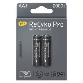 Baterie nabíjecí GP ReCyko Pro, HR06, AA, 2000mAh, NiMH, krabička 2ks (B2220)