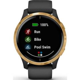 GPS hodinky Garmin Venu Gold/Black (010-02173-33)