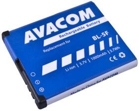 Baterie Avacom pro Nokia N95, E65, Li-Ion 3,6V 1000mAh (náhrada BL-5F) (GSNO-BL5F-S1000A)