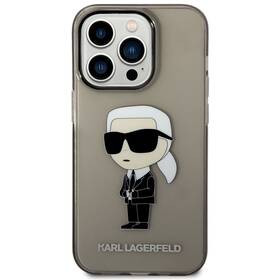 Kryt na mobil Karl Lagerfeld IML Ikonik NFT na Apple iPhone 14 Pro (KLHCP14LHNIKTCK) černý