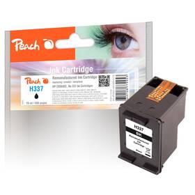 Inkoustová náplň Peach HP C9364E, No. 337, 19 ml (313176) černá