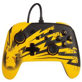 Gamepad PowerA Enhanced Wired pro Nintendo Switch - Pokémon: Pikachu Lightning (1516985-02)
