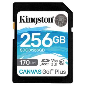 Paměťová karta Kingston Canvas Go! Plus SDXC 256GB UHS-I U3 (170R/90W) (SDG3/256GB)