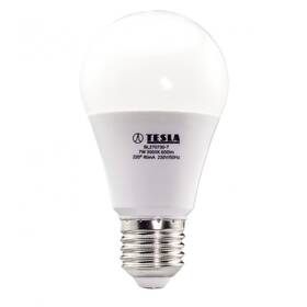 Žárovka LED Tesla klasik, 7W, E27, teplá bílá (BL270730-7)