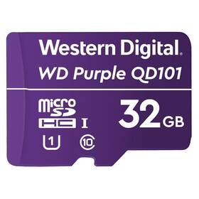 Paměťová karta Western Digital Purple microSDHC 32GB UHS-I U1 (WDD032G1P0C)