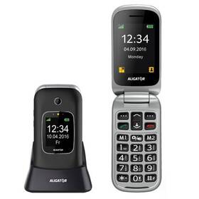 Mobilní telefon Aligator V650 Senior (AV650BS) černý/stříbrný