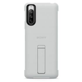 Kryt na mobil Sony Xperia 10 III Stand Cover (XQZCBBTH.ROW) šedý