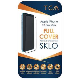 Tvrzené sklo TGM Full Cover na Apple iPhone 13 Pro Max (TGMFCAPIP1367) černé