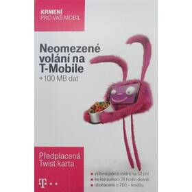 SIM karta T-Mobile Twist Našim mini 200 kč (1871110030)