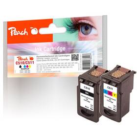 Inkoustová náplň Peach Canon PG-510/CL-511, MultiPack, 14, 13 ml CMYK (319011)