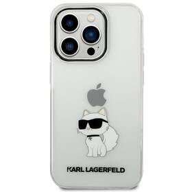 Kryt na mobil Karl Lagerfeld IML Choupette NFT na Apple iPhone 14 Pro (KLHCP14LHNCHTCT) průhledný