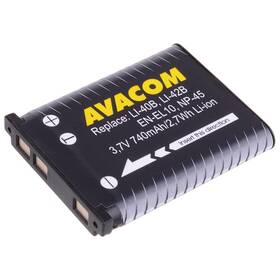 Baterie Avacom Olympus Li-40B/Li-42B/Fujifilm NP-45/Nikon EN-EL10 Li-ion 3,7V 740mAh (DIOL-LI40-AVA)