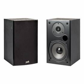 Reproduktory Polk T15 regálové, 2 ks (POT15BK) černý