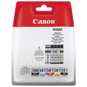 Inkoustová náplň Canon PGI-580/CLI-581 Multi pack, CMYK (2078C005)