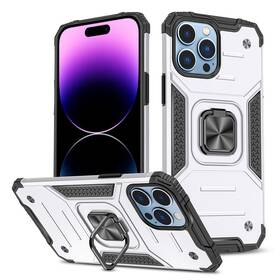 Kryt na mobil Lenuo Union Armor na Apple iPhone 14 Pro Max (7046) stříbrný