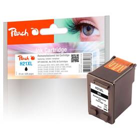 Inkoustová náplň Peach HP 21 XL,520 stran, kompatibilní (313168) černá